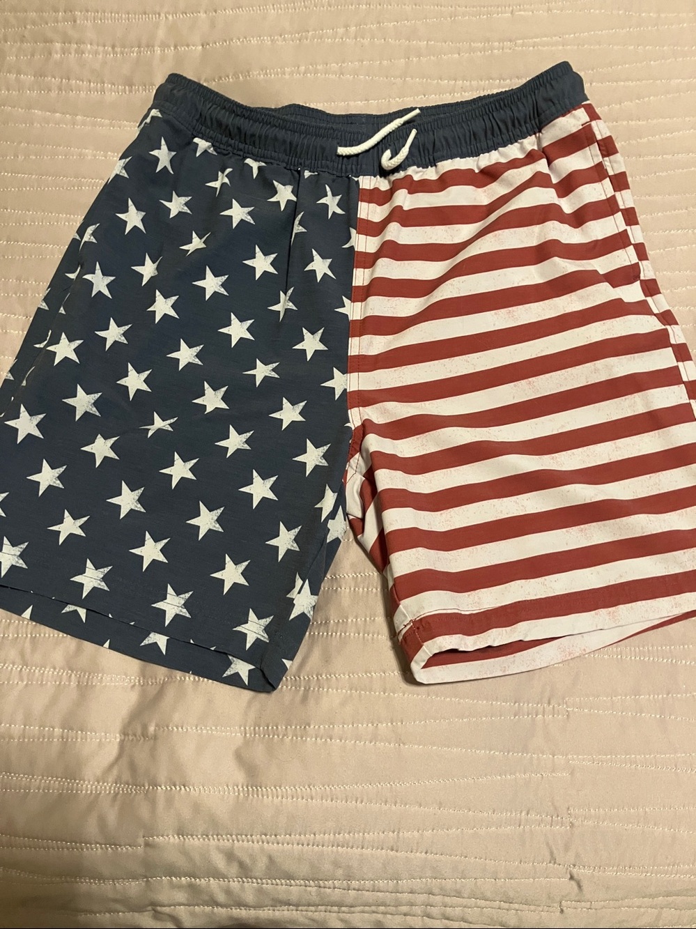 Magellan American Flag Pattern Boys Swim Shorts